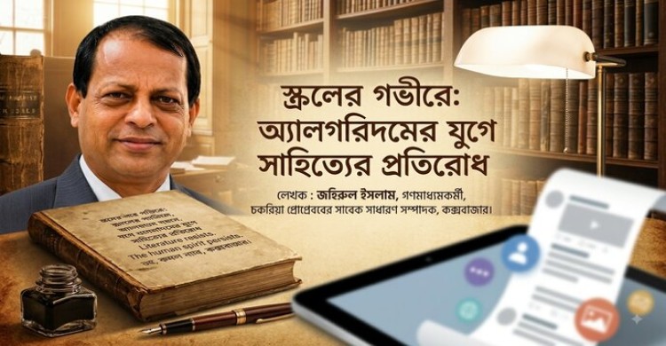 স্ক্রলের গভীরে: অ্যালগরিদমের যুগে সাহিত্যের প্রতিরোধ