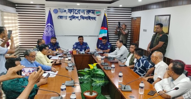 ঝিনাইদহ জেলা অপরাধমুক্ত গড়ে তোলা হবে নবাগত পুলিশ সুপার