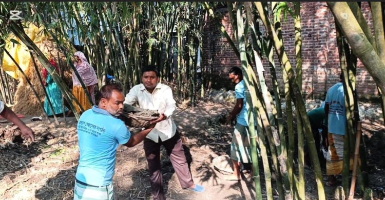 গংগাচড়ায় স্বেচ্ছাশ্রমে ১০টি মেঠো রাস্তা সংস্কারে ‘কিশামত শেরপুর মানব কল্যাণ সংঘ