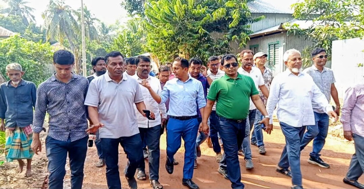 কাশিয়ানীতে  উন্নয়ন প্রকল্প পরিদর্শন করলেন এমপি সেলিমুজ্জামান