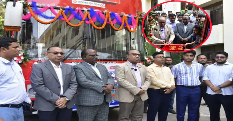 নোবিপ্রবিতে শিক্ষার্থীদের জন্য দুটি বিআরটিসি বাস উদ্বোধন