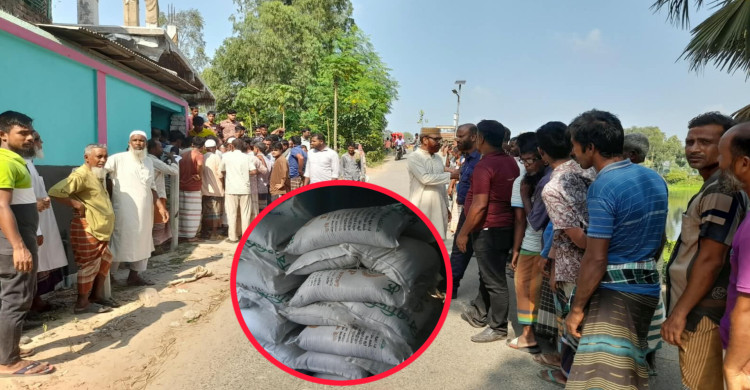 চাটমোহরে অবৈধভাবে মজুত ১১৪ বস্তা সার জব্দ, সরকারি দামে বিক্রি