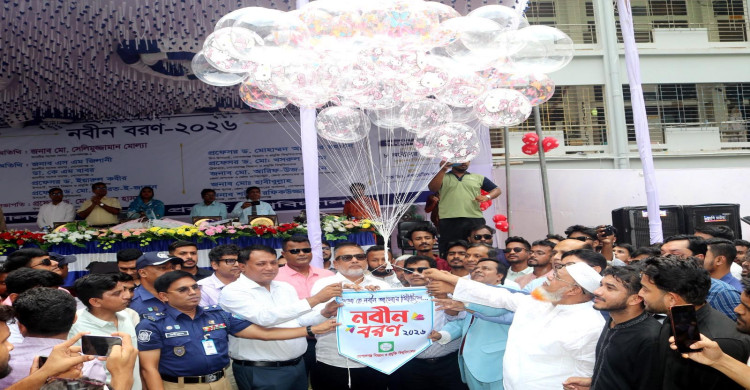 নবীনদের পদচারণায় মুখর গোবিপ্রবি, বর্ণাঢ্য আয়োজনে বরণ