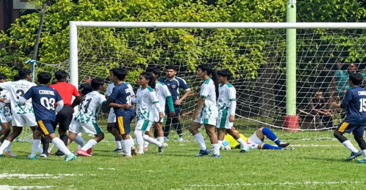 আন্তঃবিশ্ববিদ্যালয় নারী ফুটবলের ফাইনালে বিশৃঙ্খলা, জাতীয় বিশ্ববিদ্যালয়ের বিরুদ্ধে মারধরের অভিযোগ যবিপ্রবীর