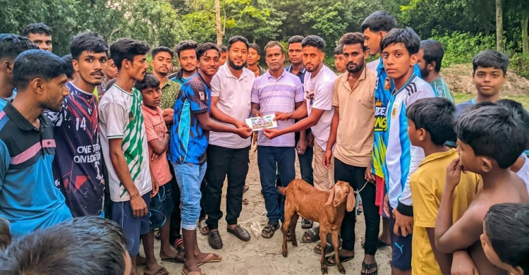 কালাইয়ে আনন্দঘন পরিবেশে মিনিবার ফুটবল টুর্নামেন্টের ফাইনাল ও পুরস্কার বিতরণ সম্পন্ন