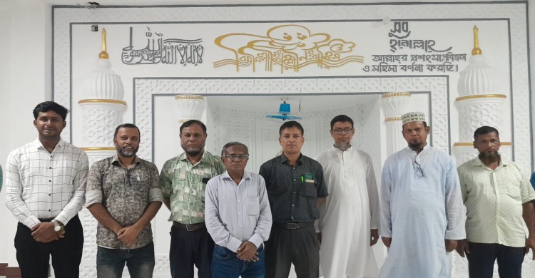 মতলব সরকারি কলেজ জামে মসজিদের মূল অংশের নির্মাণকাজ সমাপ্ত