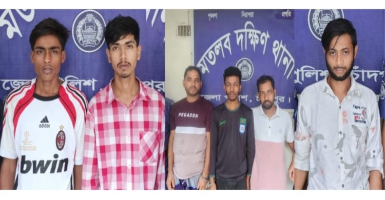 মতলব দক্ষিণে পুলিশের বিশেষ অভিযান, মাদক কারবারিসহ গ্রেপ্তার ৬