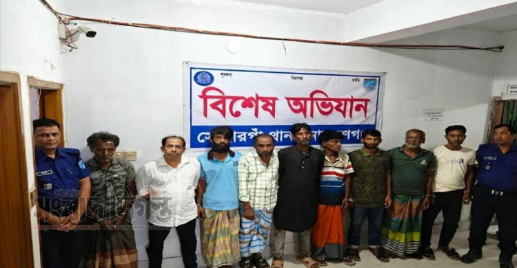 সোনারগাঁও অপরাধ দমনে পুলিশের বিশেষ অভিযানে আটক ১০, গাঁজা  ও ইয়াবা উদ্ধার