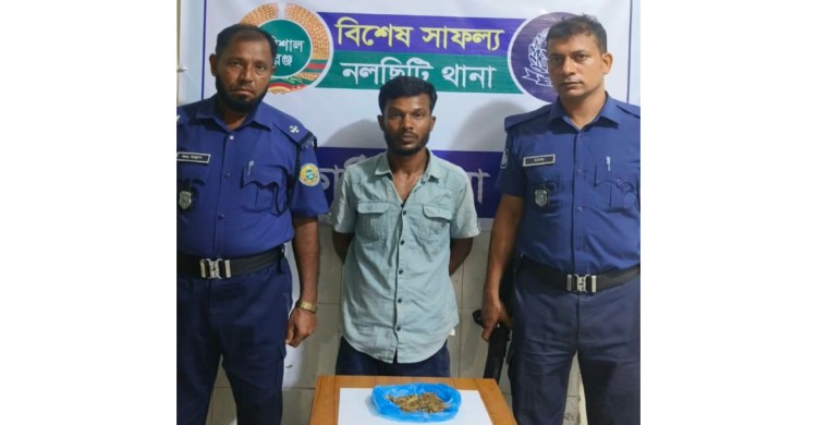 নলছিটিতে একই এলাকায় পৃথক অভিযানে গাঁজা-ইয়াবাসহ আটক ৪