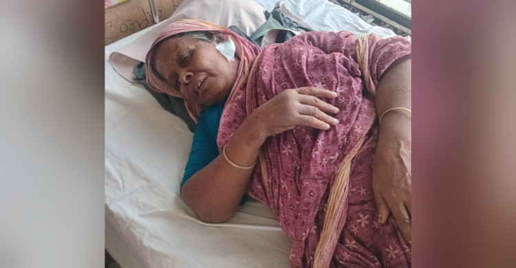 মহাদেবপুরে পানি নিষ্কাশন নিয়ে বিরোধ, বৃদ্ধাকে মারধর ও স্বর্ণের দুল লুটের অভিযোগ