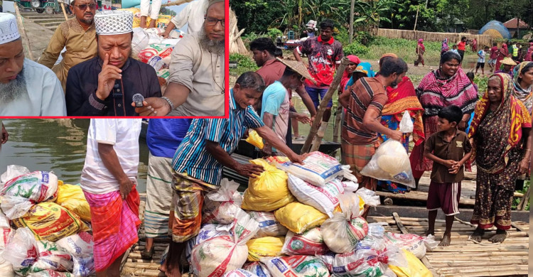 দৌলতপুরে বন্যার্তদের পাশে এমপি আমির হামজা, ত্রাণ বিতরণ