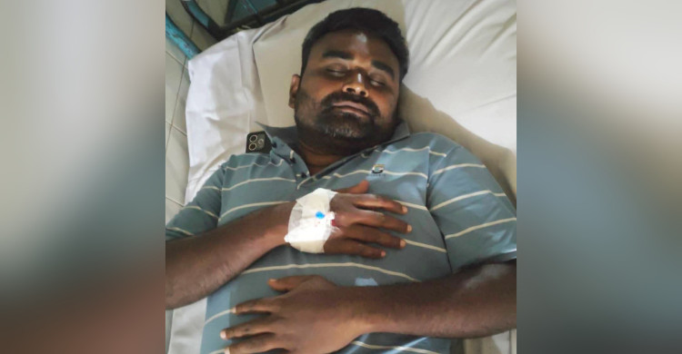 বিক্ষোভ মিছিল শেষে অসুস্থ যুবদল নেতা নয়ন প্রধান, হাসপাতালে ভর্তি