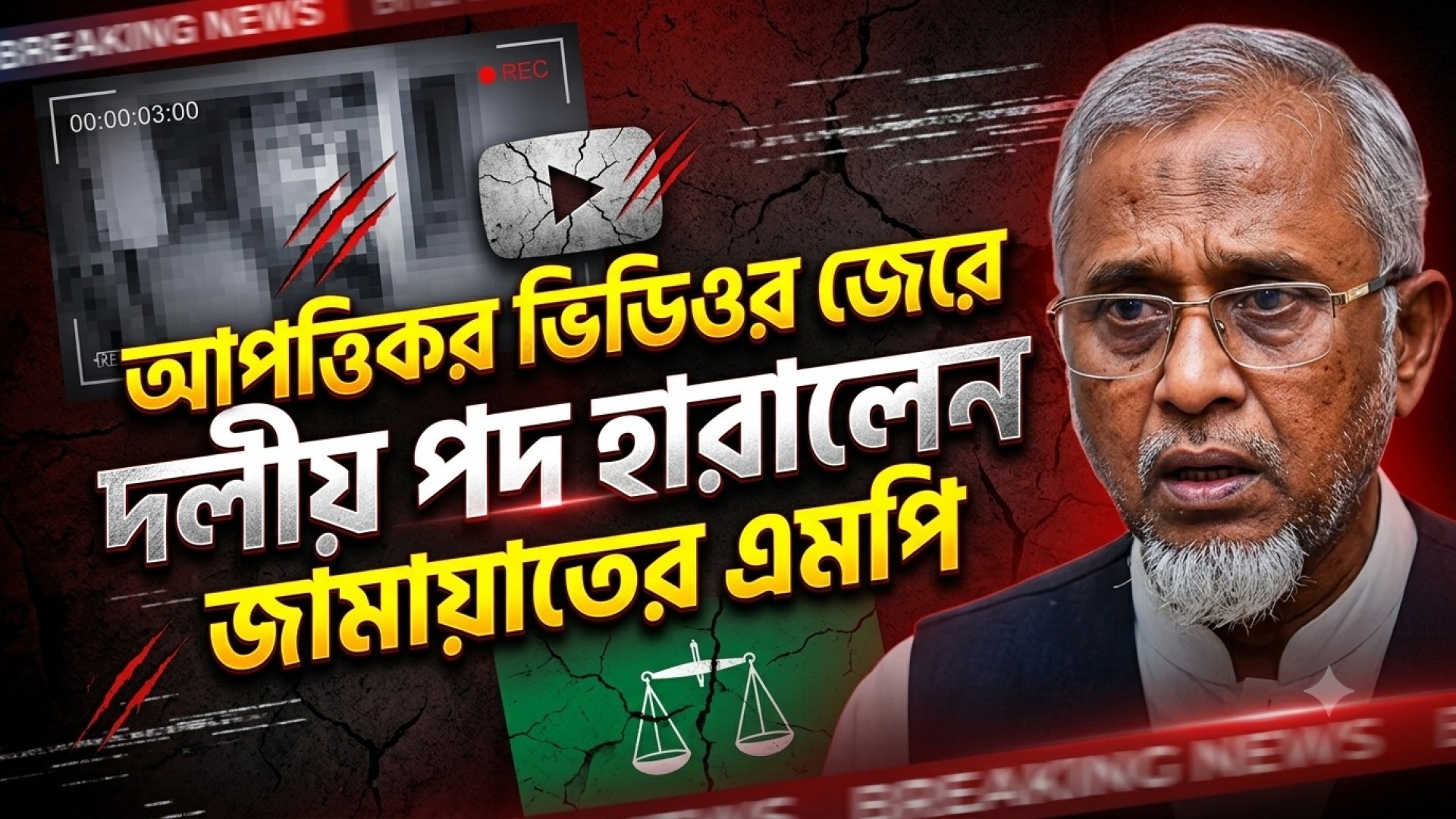 আপত্তিকর ভিডিওর জেরে দলীয় পদ হারালেন জামায়াতের সেই এমপি