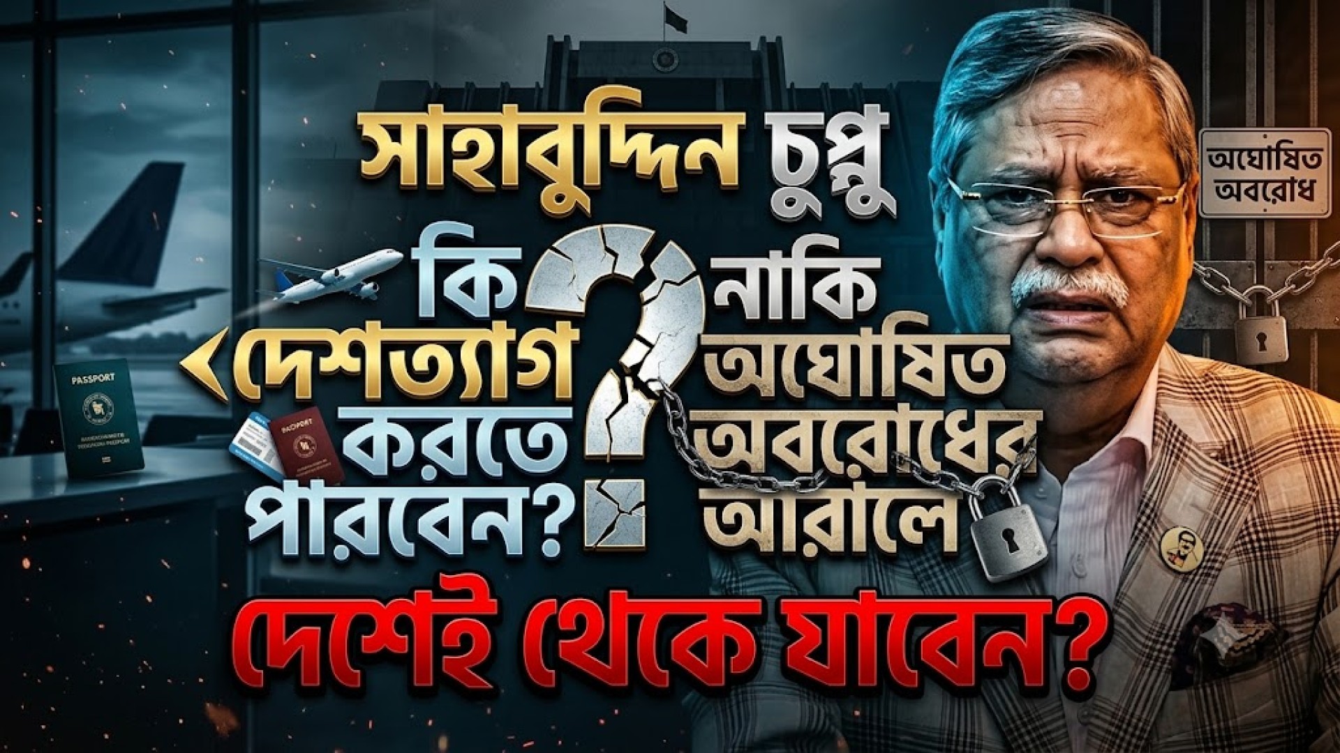 চুপ্পু কি দেশ ত্যাগ করতে পারবেন?